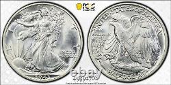 1943 Walking Liberty Half Dollar PCGS MS64