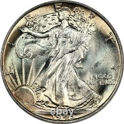 1943 Walking Liberty Half Dollar- PCGS MS65- Gem BU Blazer, Toned, Original Skin