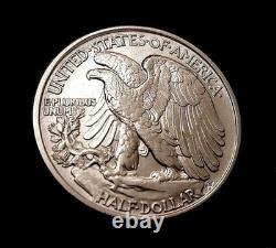 1943 Walking Liberty Half Dollar, Philadelphia Mint Luster Gem BU++