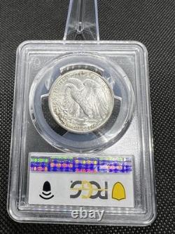 1943 Walking Liberty Half PCGS MS64 Toned Silver 50C Coin Lustrous Beauty
