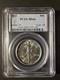 1943 Walking Liberty Silver Half Dollar Gem Toner Withpeach, Pcgs Ms-66 Free Ship