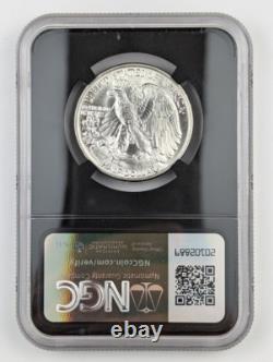 1943 Walking Liberty Silver Half Dollar MS64 NGC Original Bag Relic Label