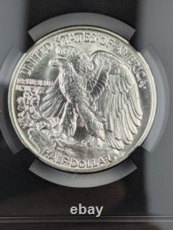 1943 Walking Liberty Silver Half Dollar MS64 NGC Original Bag Relic Label