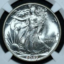 1943-p Walking Liberty Half Dollar Ngc Ms-67 50c Uncirculated 012 Trusted