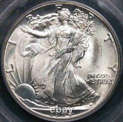 1944-D Walking Liberty Half Dollar 50c MS65 PCGS OGH Beautiful GEM Walker OGH
