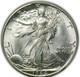 1944 D Walking Liberty Half Dollar Cac Ms 63 Frosted Silver Satin Well Struck