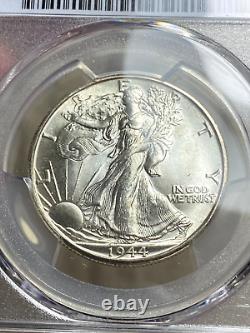 1944-D Walking Liberty Half Dollar PCGS MS-65 Nice Blast White Coin Flashy