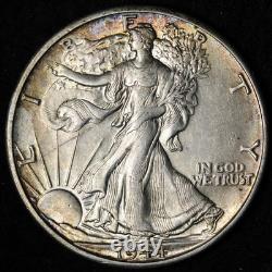1944-D Walking Liberty Silver Half Dollar BU UNCIRCULATED MS E338 UQAEF