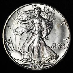 1944-D Walking Liberty Silver Half Dollar GEM BU UNCIRCULATED MS E376 TWEB
