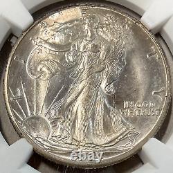 1944-D Walking Liberty Silver Half Dollar MS64 NGC