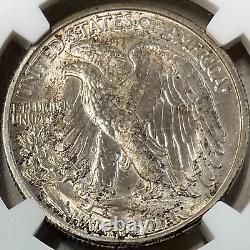 1944-D Walking Liberty Silver Half Dollar MS64 NGC