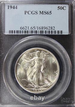 1944 MS65 Walking Liberty Half Dollar, PCGS 16896282