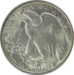 1944 MS65 Walking Liberty Half Dollar, PCGS 46309422