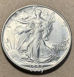 1944-P Walking Liberty Half Dollar, MS++++, Choice BU, Near Gem