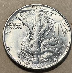 1944-P Walking Liberty Half Dollar, MS++++, Choice BU, Near Gem