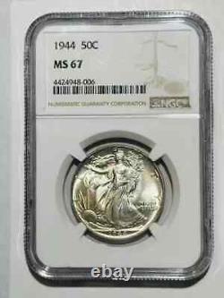 1944 P Walking Liberty Half Dollar NGC MS-67