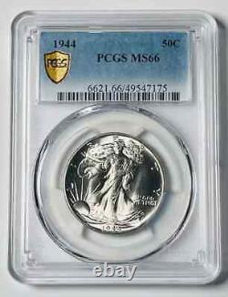 1944 P Walking Liberty Half Dollar PCGS MS-66 White coin