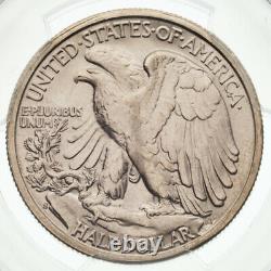 1944-S 50C Walking Liberty Half Dollar Graded by PCGS as MS65