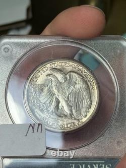1944-S PCGS MS62 CAC Rattler Walking Liberty Half Old Green Holder