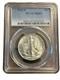 1944-s Walking Liberty Half Dollar Coin Graded Pcgs Ms65- Blast White Beauty