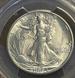 1944-S Walking Liberty Half Dollar Coin Graded PCGS MS65- Blast White Beauty