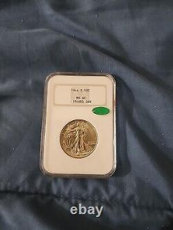 1944-S Walking Liberty Half Dollar NGC & CAC MS-64 Superb Fattie