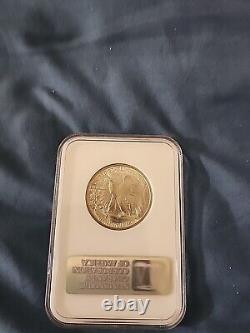1944-S Walking Liberty Half Dollar NGC & CAC MS-64 Superb Fattie