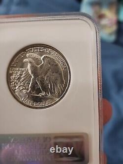 1944-S Walking Liberty Half Dollar NGC & CAC MS-64 Superb Fattie