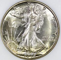 1944 S Walking Liberty Half Dollar Ngc Ms63 Super Smooth Silver Satin With A