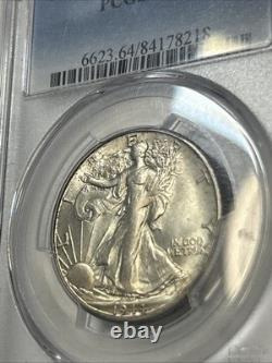 1944-S Walking Liberty Half Dollar PCGS MS64 Amazing Strike