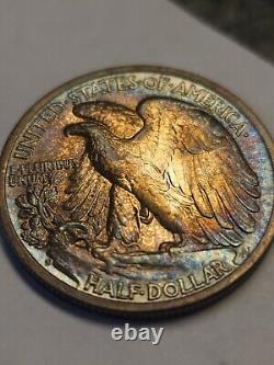 1944 S Walking Liberty Half Monster Tone