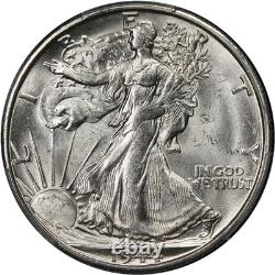 1944-S Walking Liberty Half PCGS MS64 Blast White Great Eye Appeal