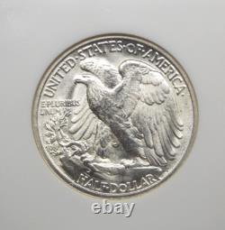 1944 S Walking Liberty SILVER Half Dollar 50c NGC MS64 #006 BU Unc ECC&C, Inc