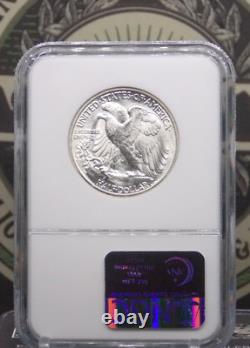 1944 S Walking Liberty SILVER Half Dollar 50c NGC MS64 #006 BU Unc ECC&C, Inc