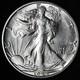 1944-s Walking Liberty Silver Half Dollar Bu Uncirculated Ms E343 Tshr