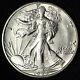 1944-s Walking Liberty Silver Half Dollar Gem Bu Uncirculated Ms E338 Zmy