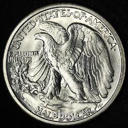 1944-S Walking Liberty Silver Half Dollar GEM BU UNCIRCULATED MS E338 ZMY