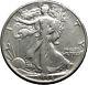 1944 Walking Liberty Half Dollar Bald Eagle United States Silver Coin I44719