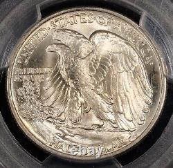 1944 Walking Liberty Half Dollar 50c PCGS GRADED MS65 Coppery Toning