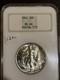 1944 Walking Liberty Silver Half Dollar 50c Old Fatty Holder Ngc Ms64