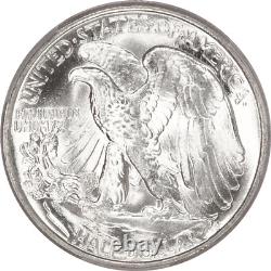 1944 Walking Liberty Silver Half Dollar 50c, PCGS MS65