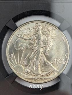 1944 Walking Liberty Silver Half Dollar MS64 NGC Original Bag Relic Label