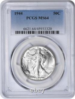 1944 Walking Liberty Silver Half Dollar MS64 PCGS