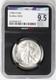 1944-d Silver Walking Liberty Half Dollar Ngcx 9.5 Ngc Ms 65