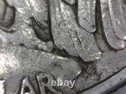 1944 d Walking Liberty Half Dollar FS-5O-1944D-901 EF Hand Engraved Initials