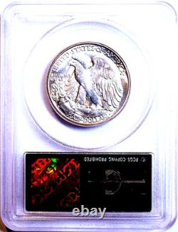 1944-s 50c Walking Liberty Pcgs Ms-63 Silver Half Dollar Pcgs Ogh Beauty