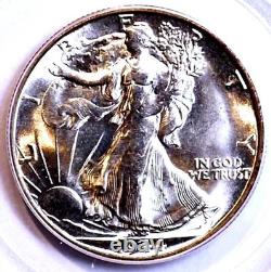 1944-s 50c Walking Liberty Pcgs Ms-63 Silver Half Dollar Pcgs Ogh Beauty
