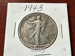 1945,1944 & 1943 Walking Liberty Half Dollars 90% Silver Circulated NICE