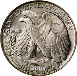 1945 50C Liberty Walking (Walking Liberty) 50 Cent Half Dollar PCGS 67+ CAC