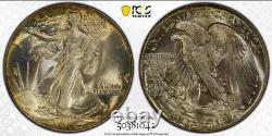 1945 50C Liberty Walking (Walking Liberty) 50 Cent Half Dollar PCGS 67+ CAC